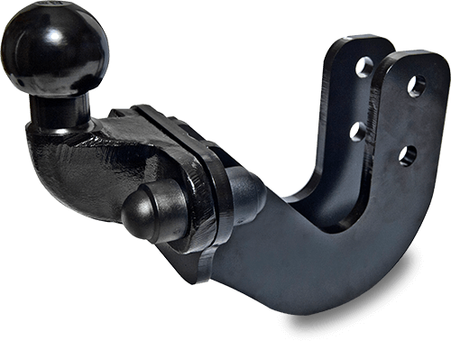 Fixed-flange-towbar