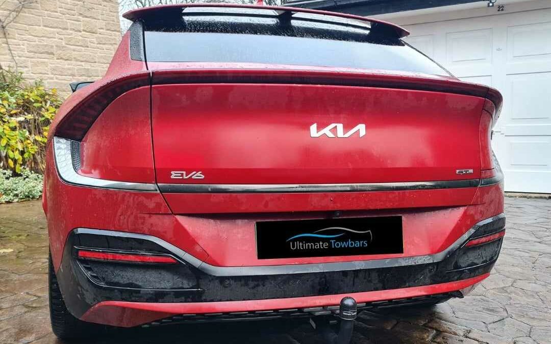 Kia EV6 with Detachable Towbar